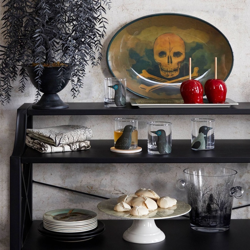 John Derian Midnight Snack Melamine Serving Tray - Picture 2 of 2